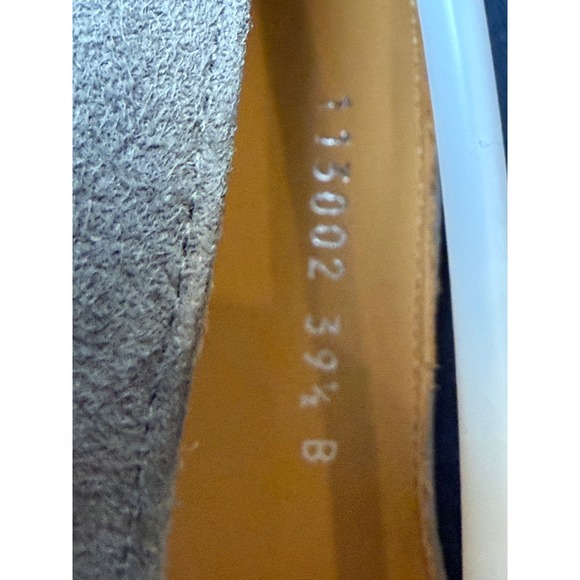 Ralph Lauren Purple Label Celia Grey Suede Pointed Toe Pumps Made in Italy 39.5 - Picture 12 of 16